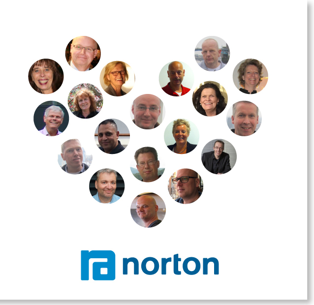 Norton steekt iedereen een hart onder de riem